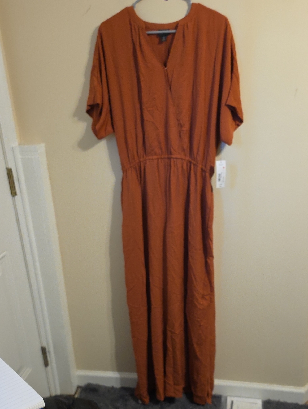 Worthington Terracotta Wide Leg Jumpsuit. NWT - Picture 2 of 10